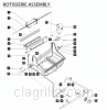 Exploded parts diagram for model: BGA36-BQAR (pre 2006)